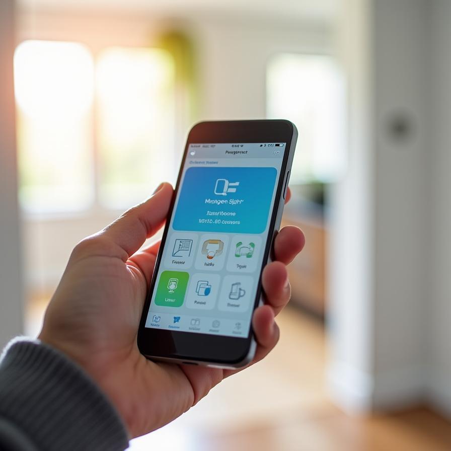 Control de hogar inteligente desde dispositivos móviles y tablets