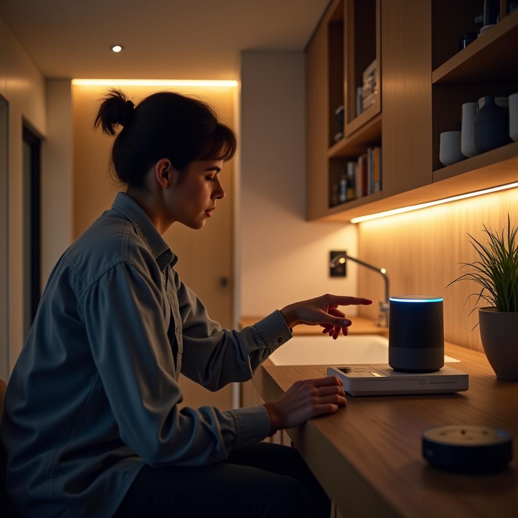 Control por voz en español para automatización del hogar